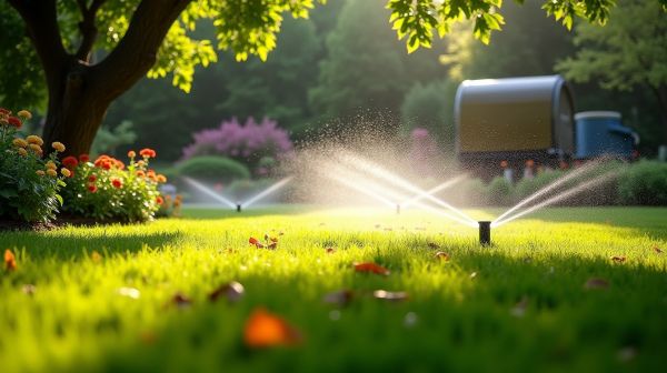 Installation de systèmes d'irrigation pour un jardin épanoui