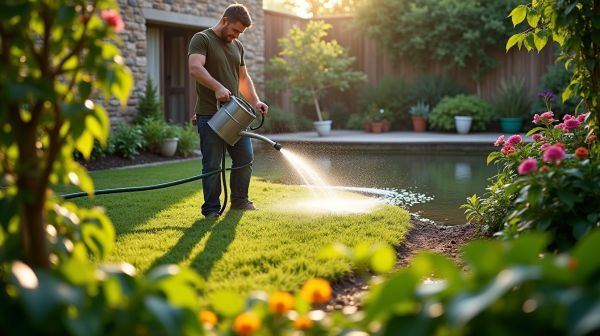 Installation de systèmes d'irrigation pour un jardin épanoui