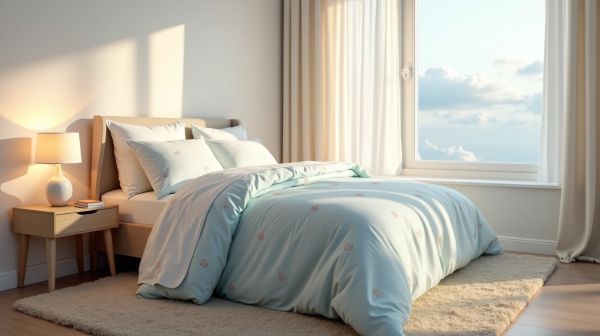 Profitez d'un sommeil réparateur avec la couverture lestée 6 kg